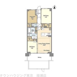 ドゥーエ町屋の物件間取画像